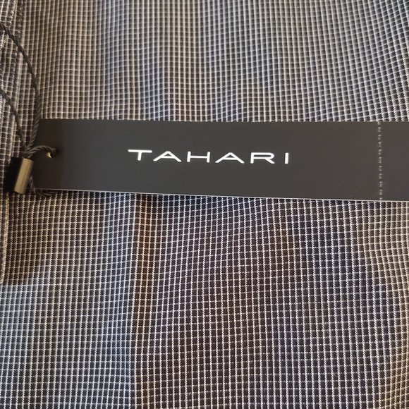 TAHARI SLIM FIT STRETCH NON-IRON MEN LONG SLEEVE DRESS SHIRT - 14-14.5 (32/33) - Picture 8 of 8